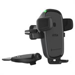 iOttie Easy One Touch 2 Wireless Air Vent and CD Slot mount - Black