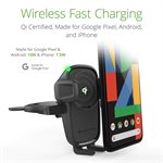 iOttie Easy One Touch 2 Wireless Air Vent and CD Slot mount - Black