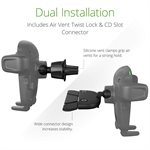 iOttie Easy One Touch 2 Wireless Air Vent and CD Slot mount - Black