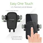 iOttie Easy One Touch 2 Wireless Air Vent and CD Slot mount - Black
