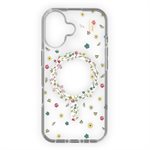 iDeal of Sweden Étui transparent avec MagSafe pour iPhone 16, petit fleuri