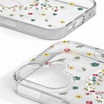 iDeal of Sweden Étui transparent avec MagSafe pour iPhone 16, petit fleuri