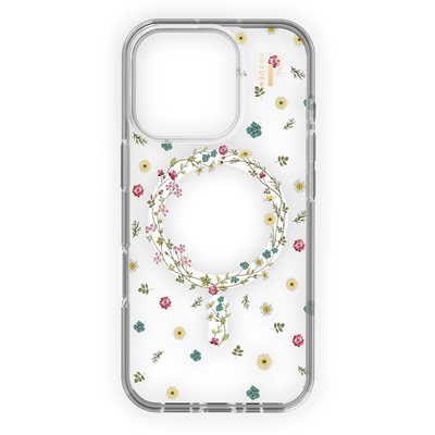 iDeal of Sweden Clear Case with MagSafe for iPhone 16 Pro, Petite Floral