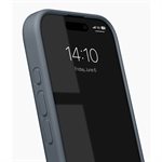 iDeal of Sweden Étui en silicone avec MagSafe pour iPhone 16, bleu nuit