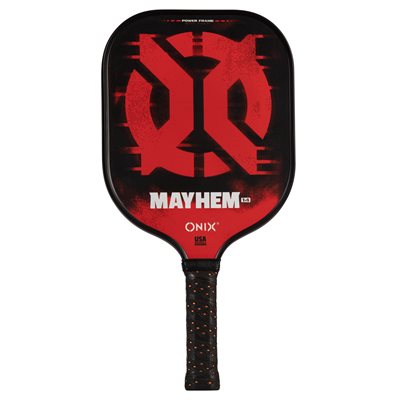 Raquette de Pickleball ONIX Mayem 14 - orange et noir