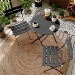 Ensemble pliable trois pièces Lausaint Noir