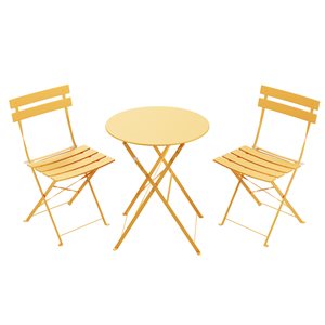 Lausaint Folding three-piece set Yellow