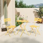 Ensemble pliable trois pièces Lausaint Jaune