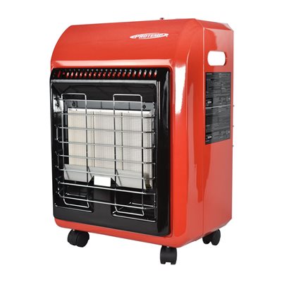 ProTemp PT-18PNCH-A Chauffage radiant pour armoire au propane – 18 000 BTU Rouge
