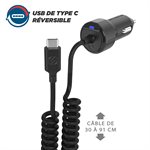 Scosche StrikeDrive Car Charger for USB-C BK