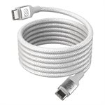 Scosche 6ft USB-C to USB-C Magnetic Cable White