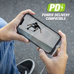 Câble Scosche USB-C vers Lightning coudé de 1,2 m (4 pi) blanc