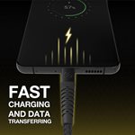 Câble Scosche USB-C vers USB-C robuste de 1,2 m (4 pi) blanc