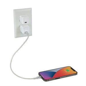 Scosche chargeur mural résiden PD PowerVolt blanc
