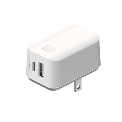 Scosche 32W Dual USB-C / USB-A Wall Charger WH