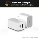 Scosche 32W Dual USB-C / USB-A Wall Charger WH