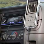 Scosche câble audio 3,5 mm torsadé gris