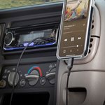 Scosche câble audio 3,5 mm torsadé gris