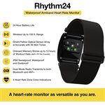 Scosche Rhythm24 Waterproof Armband Heart Rate Monitor - Black