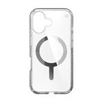 Étui Speck Perfect Clear Grip avec MagSafe pour iPhone 16, transparent