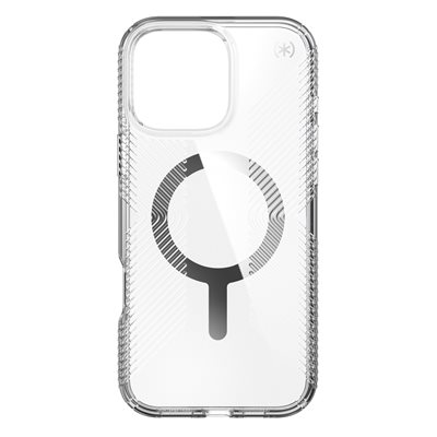 Speck Perfect Clear Grip Case with MagSafe for iPhone 16 Pro Max, Clear Speck Perfect Clear Grip Case with MagSafe for iPhone 16 Pro Max, Clear
