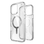 Speck Perfect Clear Grip Case with MagSafe for iPhone 16 Pro Max, Clear