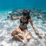 Speaqua - Barnacle Pro 2.0 Portable Waterproof Bluetooth Speaker with Built in Storage (2,000 songs) - Sea Glass