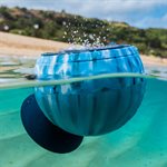 Speaqua - Barnacle X Portable Waterproof Bluetooth Speaker with Built in Storage (2,000 songs) - Tidal Blue