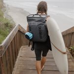 Speaqua - Barnacle X Portable Waterproof Bluetooth Speaker with Built in Storage (2,000 songs) - Tidal Blue