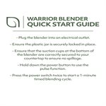 Willow Countertop Warrior Blender - Black