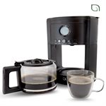 Willow 12 Cup Coffee Maker- Black