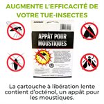 Cartouche d’appât moustiques à l’octénol Flowtron 